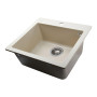Гранитная мойка Globus Lux AOSTA слоновая кость 490x455мм (000023576)