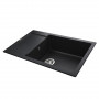 Гранітна мийка Globus Lux MALABI чорний металiк 780х500мм-А0001 (000008908)