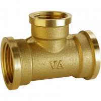 Трійник редукційний латунний 3/4″ВР х 1/2″ВР х 3/4″ВР штампований А0212А VA (000025763)