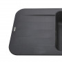 Гранітна мийка Globus Lux OBER чорний металік 780х500мм-А0002 (000022430)