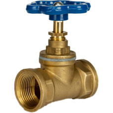 Кран ХВ вентильний прямий латунний 1/2″ВР х 1/2″ВР ливарний Б1111А VA (000026272)