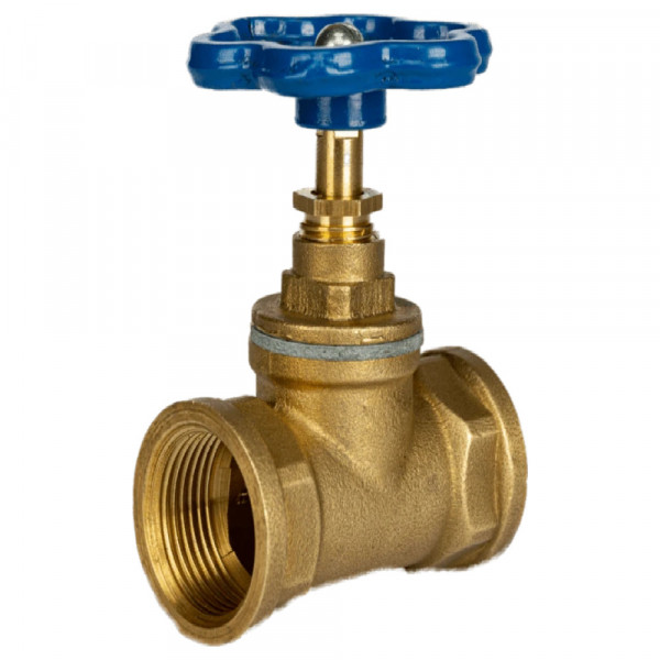 Кран ХВ вентильний прямий латунний 1″ВР х 1″ВР ливарний Б1122А VA (000026274)