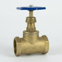 Кран ХВ вентильний прямий латунний 1 1/4″ВР х 1 1/4″ВР ливарний Б1127А VA (000026275)