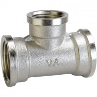 Трійник редукційний нікельований 3/4″ВР х 1/2″ВР х 3/4″ВР штампований А0212А(нк) VA (000025783)