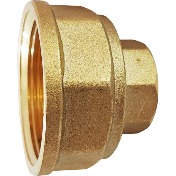 Муфта редукционная латунная 1 1/4″ВР х 3/4″ВР штампованная восьмигранная А0334А VA (000026550)