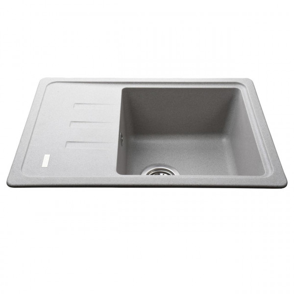 Гранітна мийка Globus Lux MONO сірий камiнь 620x435мм-А0005 (000022392)