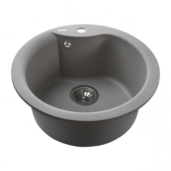 Гранітна мийка Globus Lux ORTA сірий камiнь 485мм-А0005 (000021892)