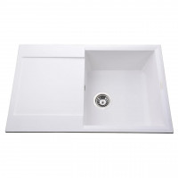 Гранітна мийка Globus Lux KOMO білий 790х500мм-А0007 (000008228)