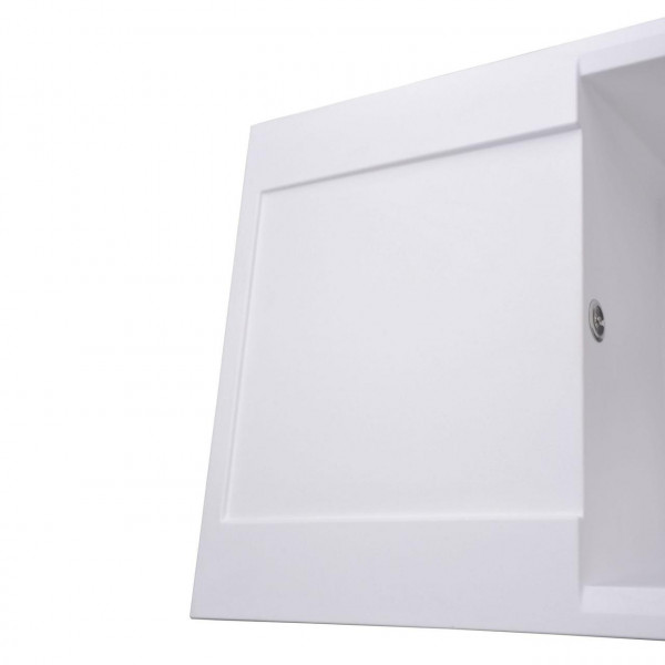 Гранітна мийка Globus Lux KOMO білий 790х500мм-А0007 (000008228)