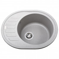 Гранитная мойка Globus Lux ARNO серый камень 620x500мм-А0005 (000007598)