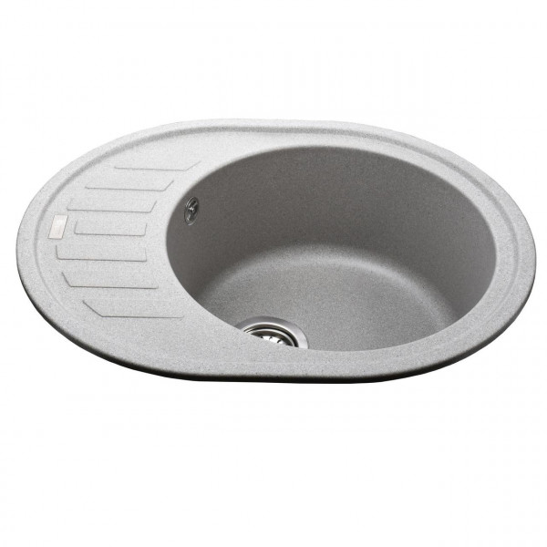 Гранитная мойка Globus Lux ARNO серый камень 620x500мм-А0005 (000007598)