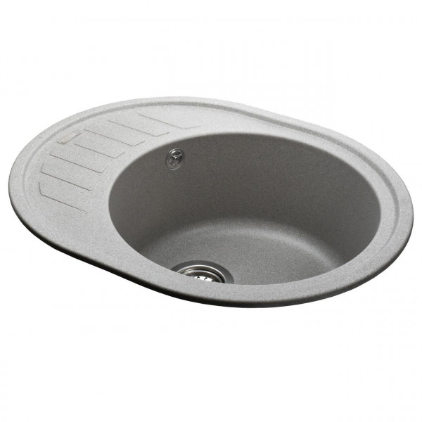 Гранитная мойка Globus Lux ARNO серый камень 620x500мм-А0005 (000007598)