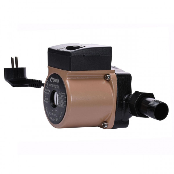 Насос циркуляційний Optima OP20-60 130мм + гайки, + кабель з вилкою (000010569)