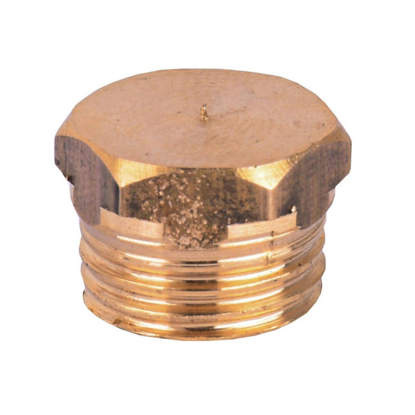 Заглушка латунна 1/4″ЗР ливарна 1019-1Б (000011142)