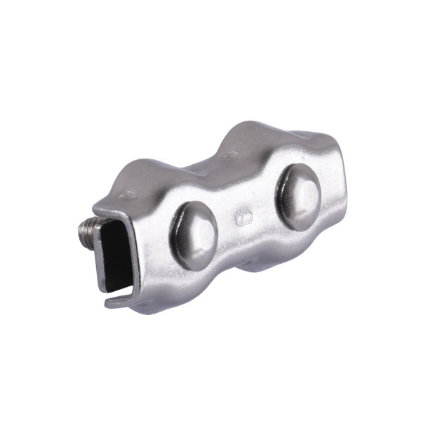 Зажим для троса нерж.3 мм, двойной (000016085)