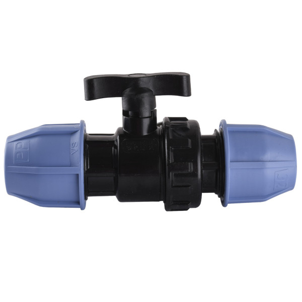 Кран шаровый ПНД Vsplast 32 6001 (000007925)