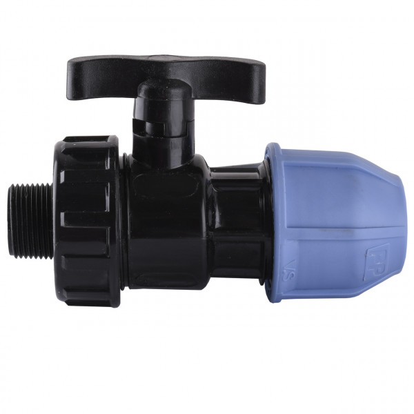 Кран кульовий ПНД Vsplast 32*1 '' ЗР 6003 (000014147)