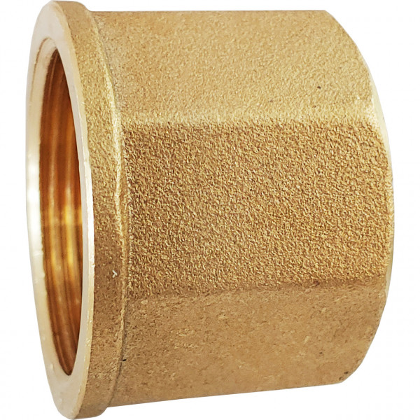 Муфта латунна 1 1/4″ВР х 1 1/4″ВР штампована восьмигранна А0354А VA (000026719)