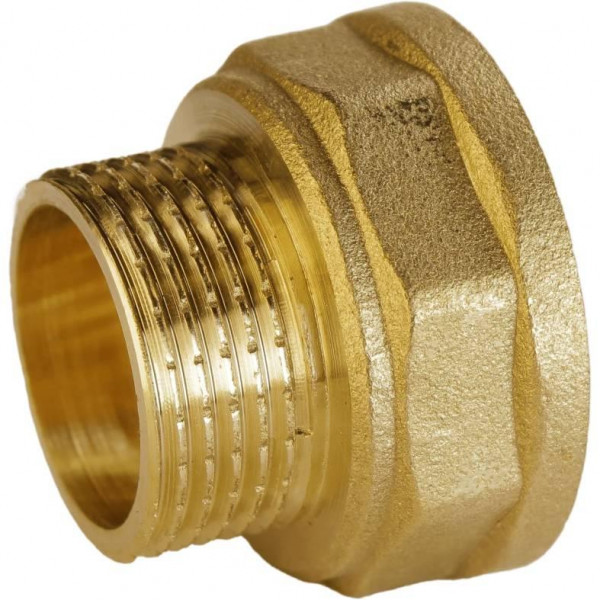 Перехідник редукційний латунний 2″ВР х 1 1/2″ЗР штампований А0633А VA (000026725)