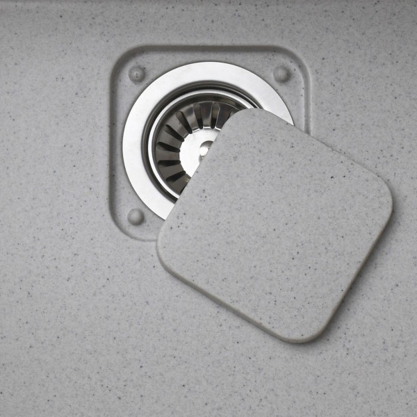 Гранітна мийка Globus Lux BARBORA перлина 510x510мм (000006836)