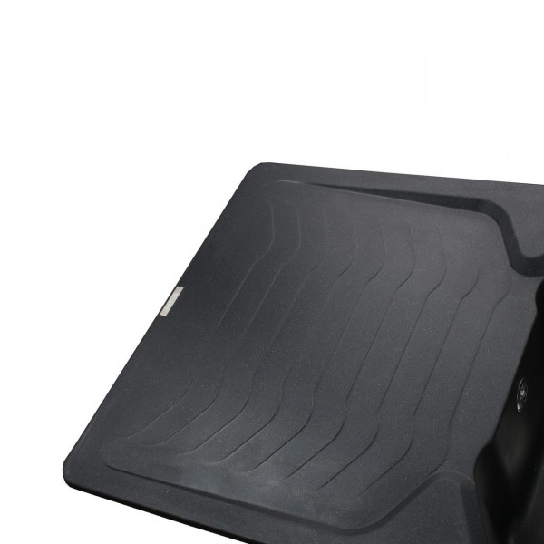 Гранітна мийка Globus Lux BOREN чорний металiк 860х500мм-А0001 (000006047)