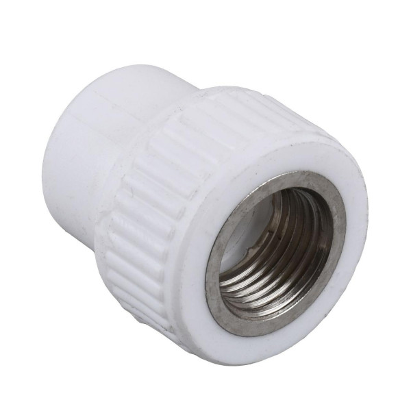 Муфта внутренняя резьба Kalde PPR ф25х1/2 (белый) 12077 (000017850)