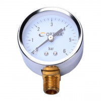 Манометр Optima 6 атм. 50 мм. нижнє під'єднання нерж.корпус ( Y50 - NFC-1 ) (000009894)