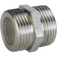 Ніпель нікельований 3/4″ЗР х 3/4″ЗР штампований під прокладку А0502-1А(нк) VA (000026908)