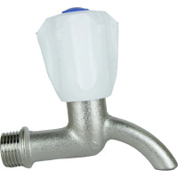 Кран водорозбірний нікельований 1/2″ЗР ливарний Б2401А(нк) VA (000026961)