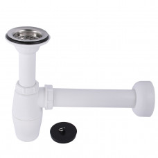 Сифон для раковины VIEGA 1 1/2″ x 1 1/2″ пластик белый бутыл. с/г 137182 (000000810)