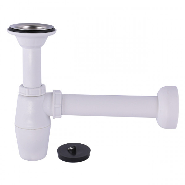 Сифон для раковины VIEGA 1 1/2″ x 1 1/2″ пластик белый бутыл. с/г 137182 (000000810)