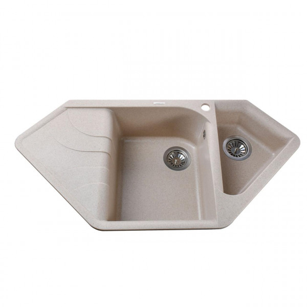 Гранітна мийка Globus Lux GARDA пiщаний 1000х500мм-А0004 (000006187)