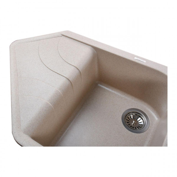 Гранітна мийка Globus Lux GARDA пiщаний 1000х500мм-А0004 (000006187)