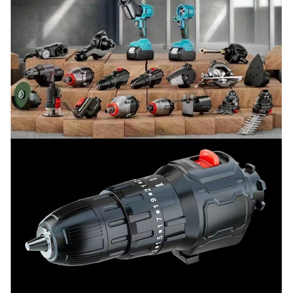 Двухскоростная электрическая дрель насадка двухскоростная электрическая дрельмногофункционального инструмента (888682913)