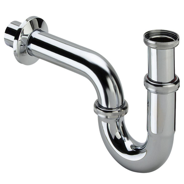 Сифон для раковини VIEGA 1 1/4″х1 1/4″ хром трубный б/г 305611 (000007310)