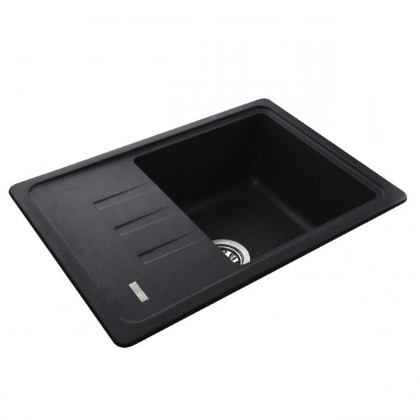 Гранітна мийка Globus Lux MONO графіт 620х435мм-А0001 (000022399)