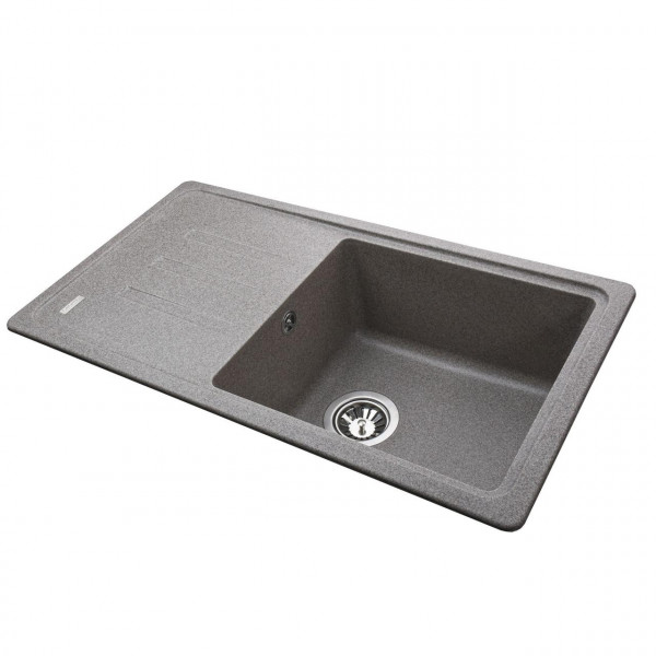 Гранітна мийка Globus Lux LUGANO мокко 780х435мм (000023489)