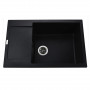 Гранітна мийка Globus Lux MALABI чорний 780х500мм-А0001 (000022431)