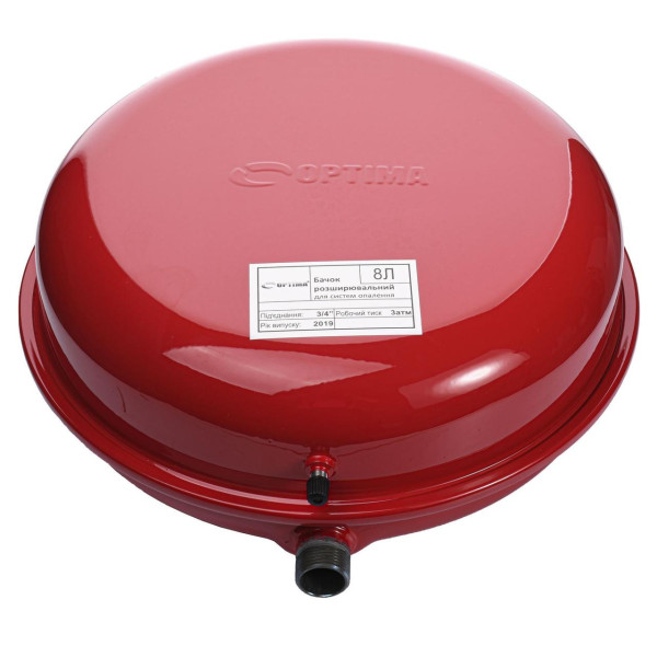 Бак Optima плоский для систем отопления 8л (000003923)