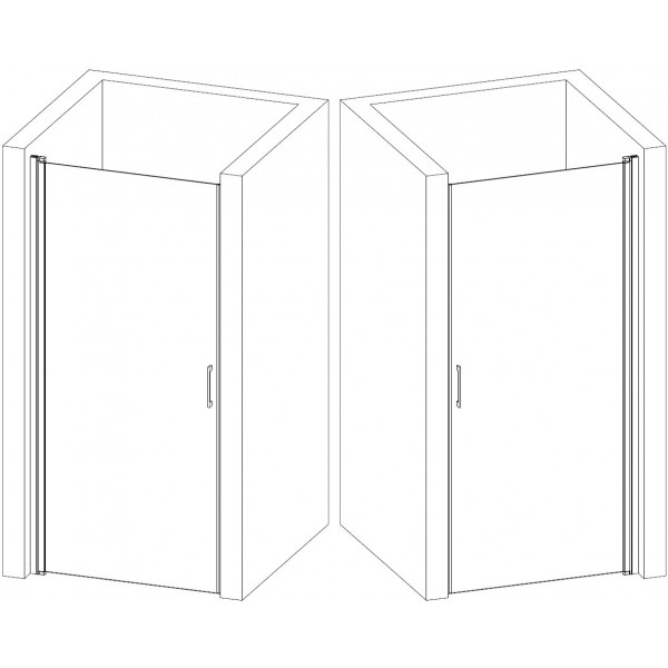 Душові двері BRAVO PROSNA 90 (000019807)