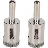 Алмазні коронки, коронки для плитки, коронки для розеток, коронки по керамограніту, коронки для плитки 20 мм (150215316)