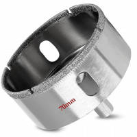 Алмазные коронки, коронки для плитки, коронки для розеток, коронки по керамограниту, коронки для плитки 70 мм (673006087)