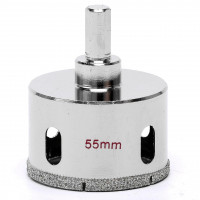 Алмазные коронки, коронки для плитки, коронки для розеток, коронки по керамограниту, коронки для плитки 55 мм (973059445)