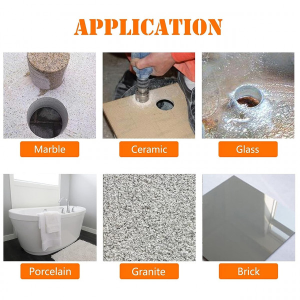 Алмазные коронки, коронки для плитки, коронки для розеток, коронки по керамограниту, коронки для плитки 45 мм (460852282)