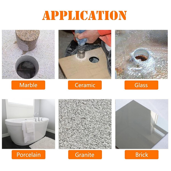 Алмазные коронки, коронки для плитки, коронки для розеток, коронки по керамограниту, коронки для плитки 45 мм (966485445)