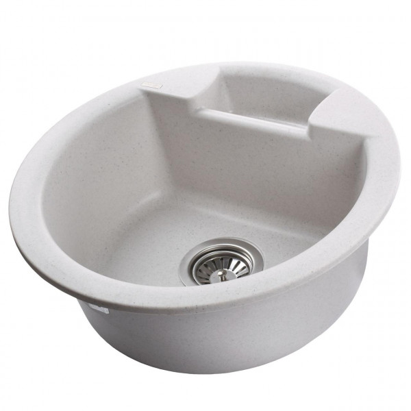 Гранитная мойка Globus Lux GURON жемчужный 480мм (000008100)