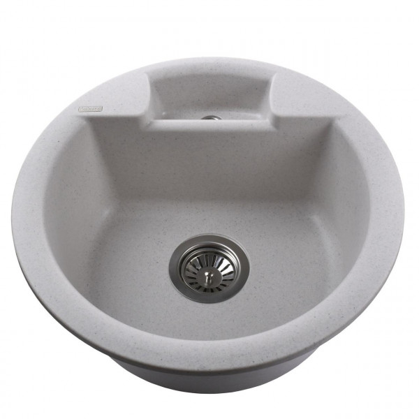 Гранитная мойка Globus Lux GURON жемчужный 480мм (000008100)