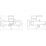 Смеситель для ванны Globus Lux MAIN SM-102N (000022003)