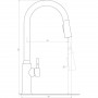 Смеситель для кухни Globus Lux ALPEN SBT1-2033-GP (000026597)