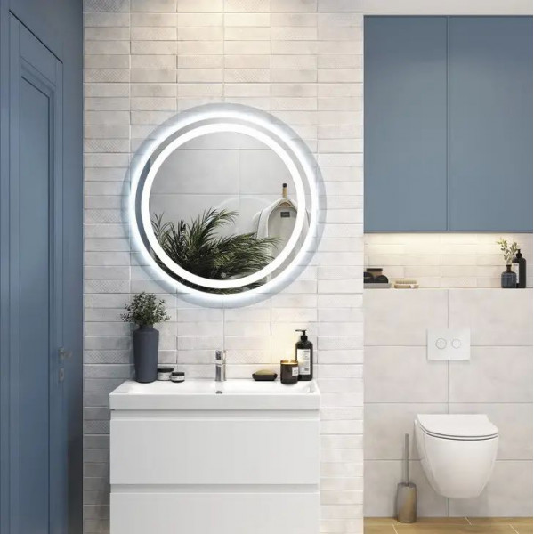 Дзеркало UNIO MRR-09 RND-S 700 x 700 mm LED FL з сенсором (000027464)